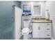 Updated bathroom with granite countertop and walk-in shower at 4775 Cove Cir # 904, St Petersburg, FL 33708
