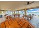 Covered picnic area with waterfront views at 4775 Cove Cir # 904, St Petersburg, FL 33708