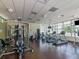 Fitness center with treadmills, weights, and other equipment at 1120 E Kennedy Blvd # 927, Tampa, FL 33602