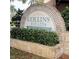 Collins Estates community entrance sign at 14426 Mark Dr, Largo, FL 33774