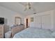 Bedroom with ensuite bathroom and double closets at 1901 Canterbury Ln # 19, Sun City Center, FL 33573