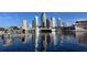 Cityscape view with buildings and a bridge reflecting in the water at 306 E Paris St, Tampa, FL 33604