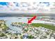 Panoramic aerial view showcasing the waterfront community and nearby amenities at 307 10Th Ave, Indian Rocks Beach, FL 33785