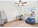 Home office with a desk, chair, and beanbag chair at 33510 Elm Hill Branch, Wesley Chapel, FL 33545