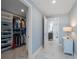 Hallway view with closet and views to other rooms at 15 Avalon St # 704, Clearwater Beach, FL 33767