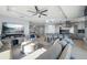 Bright, open living area featuring a modern kitchen and living room at 15 Avalon St # 704, Clearwater Beach, FL 33767