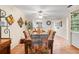 Inviting dining area with colorful decor and tile flooring at 19029 Us Highway 19 # 25D, Clearwater, FL 33764