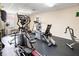 Fitness center equipped with treadmills, elliptical machines, and stationary bikes at 19029 Us Highway 19 # 25D, Clearwater, FL 33764