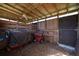 Simple interior of a horse stable stall at 3010 Maple Trce, Tarpon Springs, FL 34688