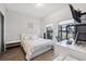 Bright bedroom with built-in workspace and large windows at 4810 W Mcelroy Ave # 2, Tampa, FL 33611