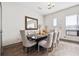 Elegant dining room with table and chairs at 4810 W Mcelroy Ave # 2, Tampa, FL 33611