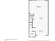 Second floor layout of condo unit showing kitchen, living room, dining room, bathroom, and pantry at 4810 W Mcelroy Ave # 2, Tampa, FL 33611