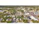 High angle view of a residential community with various homes and streets at 4929 12Th S Ave, Gulfport, FL 33707