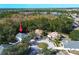 Property's location shown in a wider aerial view of the neighborhood at 8620 Brookway Cir, Tampa, FL 33635
