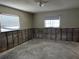 Empty bedroom with exposed wall framing and wiring at 914 Sago Palm Way, Apollo Beach, FL 33572