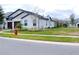 Street view of a single-Gathering home with a manicured lawn at 16851 Forge Surf St, Land O Lakes, FL 34638