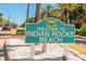 Welcome sign to Indian Rocks Beach, Florida at 341 Bahia Vista Dr, Indian Rocks Beach, FL 33785