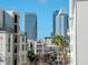 Modern buildings and palm trees create a vibrant cityscape view at 912 Channelside Dr # 2412, Tampa, FL 33602