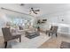 Inviting living room filled with natural light and tastefully decorated with contemporary furnishings at 2461 61St N Ln, St Petersburg, FL 33710