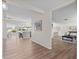Open living area featuring new flooring and ample natural light at 5101 Huntington Ne Cir, St Petersburg, FL 33703