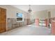 Dining room during renovation, walls and floors unfinished at 7400 Locust Ne St, St Petersburg, FL 33702