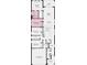Floor plan showcasing the layout of a single-story home with bedrooms, kitchen, and living areas at 744 Steel Dr, Apollo Beach, FL 33572