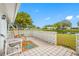 Private patio with water views, perfect for relaxing outdoors at 9125 41St N St, Pinellas Park, FL 33782