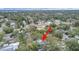 Birds-eye view of the property and neighborhood at 1708 E Poinsettia Ave, Tampa, FL 33612