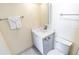 Neat bathroom with white vanity and toilet at 20002 Gulf Blvd # 2604, Indian Shores, FL 33785