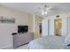 Main bedroom with king-size bed, dresser, and ocean view at 20002 Gulf Blvd # 2604, Indian Shores, FL 33785