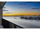Balcony with stunning sunset views over the water and city at 4 Belleview Blvd # 801, Belleair, FL 33756