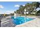 Inviting community pool with ample seating and waterfront views at 4 Belleview Blvd # 801, Belleair, FL 33756