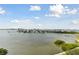 Stunning view of the bay with boats, docks, and waterfront properties at 4 Belleview Blvd # 801, Belleair, FL 33756