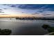 Beautiful waterfront view with cityscape at sunset at 4 Belleview Blvd # 801, Belleair, FL 33756