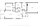 A basic floor plan of the home showing the primary bedroom, bathroom, kitchen, bedrooms, and living spaces at 6937 Exeter Park Pl, Apollo Beach, FL 33572