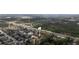 Wide aerial view showing home's location near a main road at 9703 33Rd E Ave, Palmetto, FL 34221
