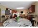 Kitchen with a round table, an island, and stainless steel appliances at 9703 33Rd E Ave, Palmetto, FL 34221