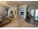 Comfortable living area featuring neutral tones and ample space for relaxation and gatherings at 10101 Paddock Oaks Dr, Riverview, FL 33569