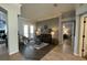 Cozy living room with comfortable seating, a stylish coffee table, and tasteful decor at 10101 Paddock Oaks Dr, Riverview, FL 33569