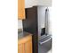 Modern black refrigerator with ice/water dispenser at 10737 Keys Gate Dr, Riverview, FL 33579