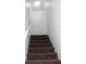 Carpeted stairway leading to the upper level at 10737 Keys Gate Dr, Riverview, FL 33579