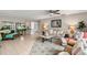 Living room with a large window and comfortable seating at 1816 Woodridge Dr, Clearwater, FL 33756