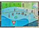 Detailed map of the Courtney Campbell Trail at 3700 Dana Shores Dr, Tampa, FL 33634