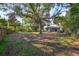 Spacious backyard with large tree and partially fenced at 7471 35Th N St, Pinellas Park, FL 33781