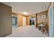 Bright dining area with tile floors and a view into the kitchen at 7471 35Th N St, Pinellas Park, FL 33781