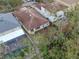 Aerial view of house and surrounding area at 10615 Dawns Light Dr, Riverview, FL 33578