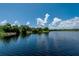 Scenic view of a lake with trees and clouds reflecting in the water at 2386 Sumatran Way # 34, Clearwater, FL 33763