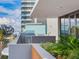 Modern balcony with built-in grill and city views at 3020 W Santiago St # 4, Tampa, FL 33629