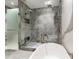 Spa-like bathroom with a large shower and soaking tub at 3020 W Santiago St # 4, Tampa, FL 33629