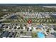 Aerial view showing home's location in a residential neighborhood at 12316 Juniper Field Ct, Riverview, FL 33579